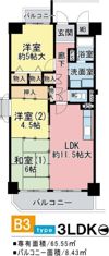 グレーシィ喜連の間取り画像