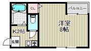 コーポ泰山の間取り画像