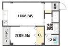 レクラン小路東の間取り画像