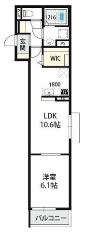 ヴィブレ ウーノの間取り画像