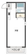 ゆうハイツ流町の間取り画像