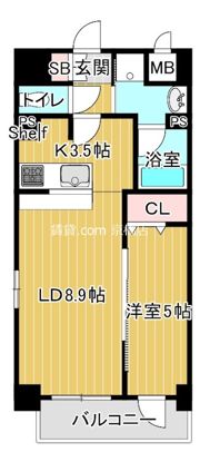 レミオコート都島の間取り画像