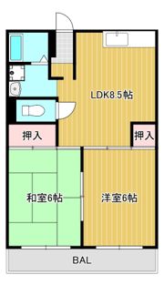 S＆Kパルデンスの間取り画像