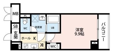 JHアパートメントの間取り画像