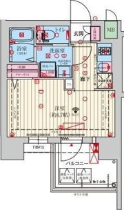 ファーストフィオーレ大正リエートの間取り画像