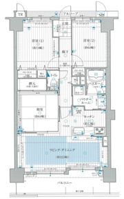 エステムコート香里園の間取り画像