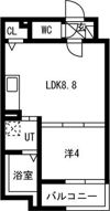 LIX大和田駅前（旧:F Kaminos SEAM）の間取り画像