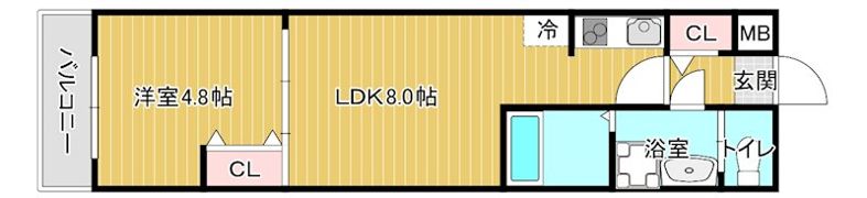 H－maison加美正覚寺VIの間取り画像
