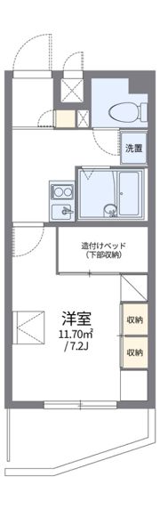 レオパレス佐保川の間取り画像