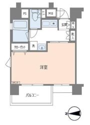 クレアートアドバンス大阪城南の間取り画像