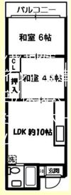 グリーンハイツの間取り画像