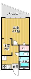 Cube森小路の間取り画像