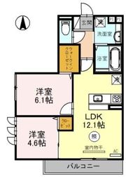 ロイヤルコート緑橋の間取り画像