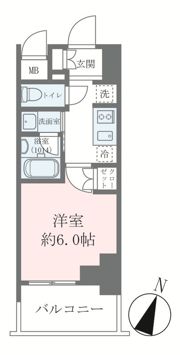 クレストコート靱公園THE CLASSの間取り画像
