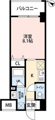 グランバース福島の間取り画像