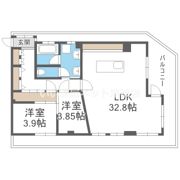 コーポ春日の間取り画像