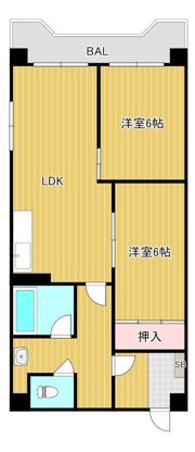 ドルミ城北の間取り画像