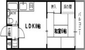 岡本ハイツの間取り画像