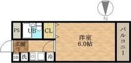 サンライズ野田阪神の間取り画像