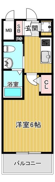 エスリード福島WESTの間取り画像