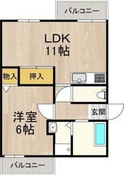 JMRレジデンス新大阪（旧メロディハイム新大阪）の間取り画像