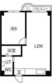 松栄大正ハイツの間取り画像