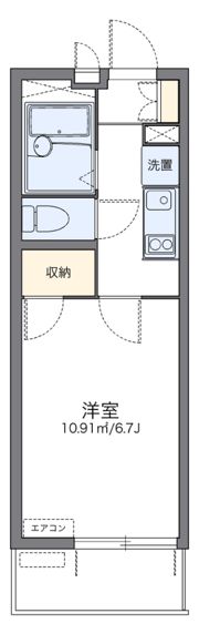 レオパレスコンフォート Lの間取り画像