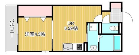 KTIレジデンス新深江の間取り画像