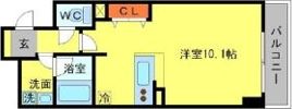 BRAVI南堀江の間取り画像