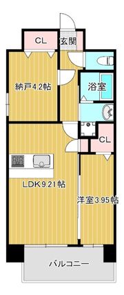 グランステディ城東中央の間取り画像