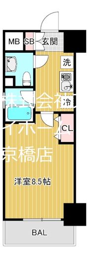ロジェ今福鶴見の間取り画像