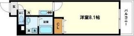 みおつくし江戸堀の間取り画像