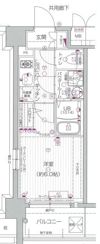 エスリード弁天町クレールの間取り画像