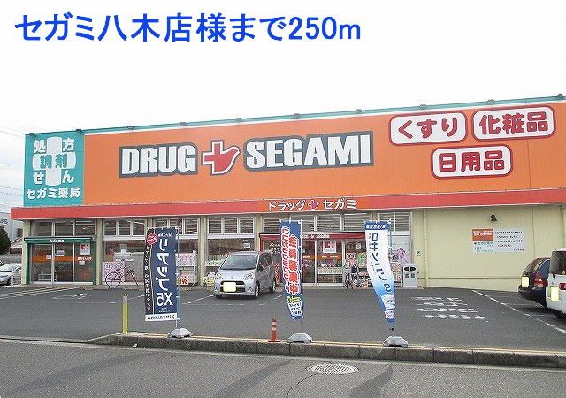 近くのセガミ八木店様まで250m(徒歩4分)