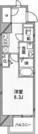 アスリート本町リバーウエストの間取り画像