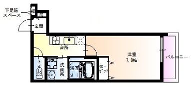 フジパレス下新庄駅東II番館の間取り画像