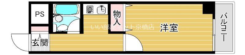 エフアール城東中央の間取り画像