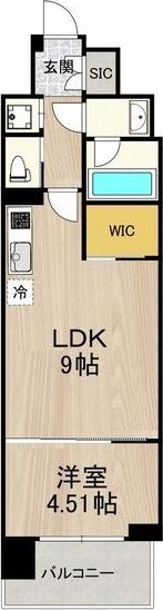 レオングラン本町橋の間取り画像