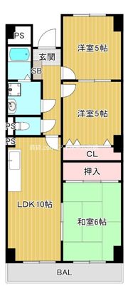 コンチネンタル鶴見の間取り画像