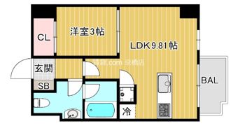 ドリームネオポリス桜ノ宮の間取り画像