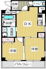 アドバンス松田III番館の間取り画像