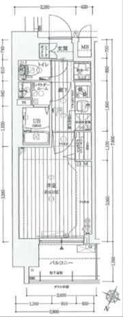 クリスタルグランツBAYフロンティアの間取り画像