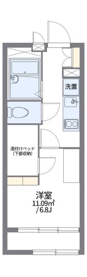 レオパレス一水の間取り画像