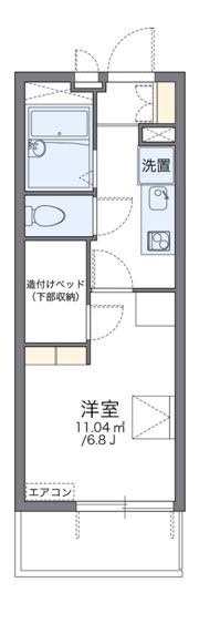 レオパレスすぷりんぐKの間取り画像