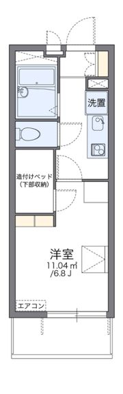 レオパレスセレッソの間取り画像
