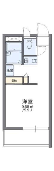 レオパレスクオーレの間取り画像