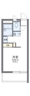 レオパレスクオーレの間取り画像