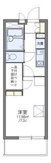 レオパレスグリチネの間取り画像