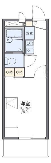レオパレスアルカディの間取り画像