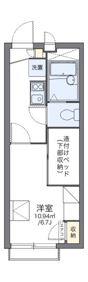 レオパレスウィステリアIIの間取り画像